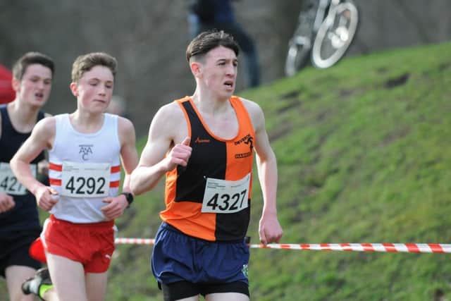 Lindsays National XC Championships, under-15s races. Pictures by Alan Murray.