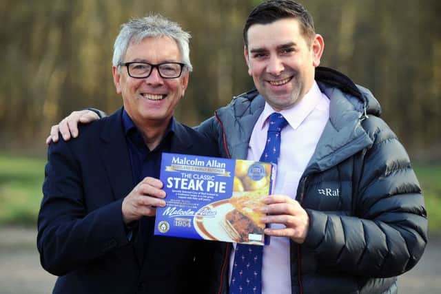 Malcolm Allan director Gordon Allan (left) with nephew Ross Allan, operations manager buyer at the Larbert-based company
