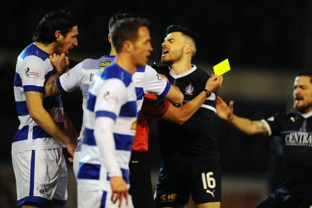 Morton 1 Falkirk 1. Pictures Michael Gillen.