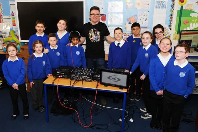 Windsor Park pupils are inspired by the success of DJ Def Beatz