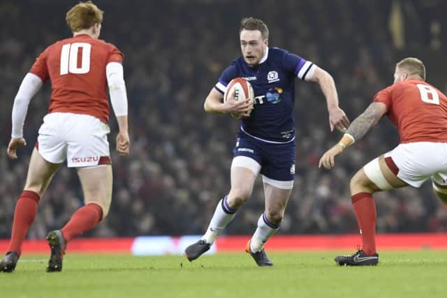 What Scotland wouldn't give to have him available this weekend! Hogg scored his only try against England in 2013