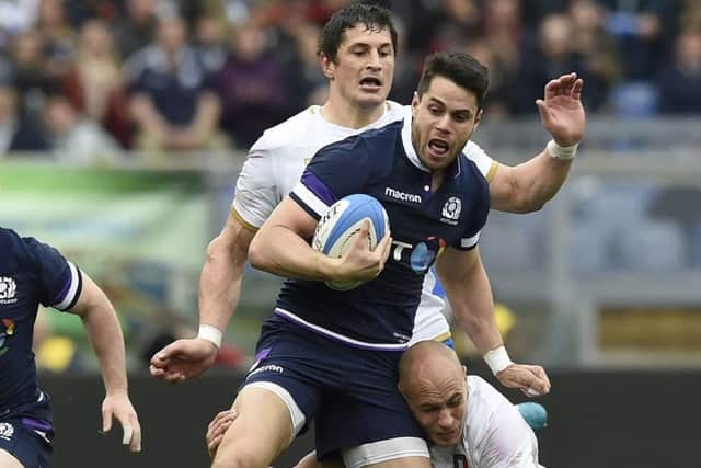 The Saracens winger scored in his Scotland debut at Twickenham in 2013 and also finished off a memorable score last year at Murrayfield