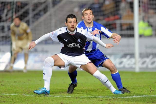 Popular striker was brought back to the Bairns by Pressley as back-up striker.