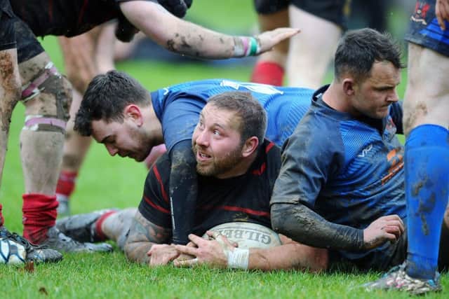 Grangemouth welcomed Llandybie for the Alban Jenkins Shield. Pictures: Michael Gillen,