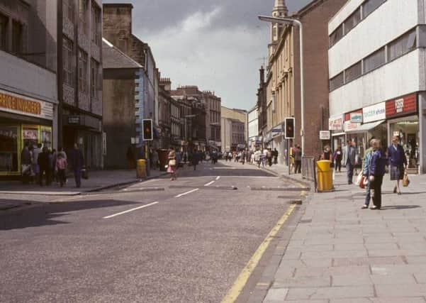 Falkirk High Street, circa 1980.