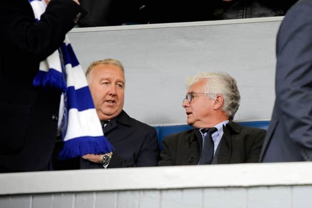 Falkirk directors Lex Miller and Martin Ritchie (picture Michael Gillen)