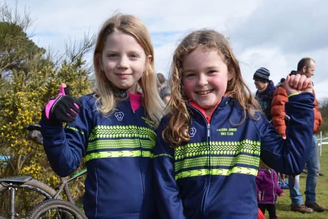 Emmie and Ella were pleased with their efforts in Glasgow