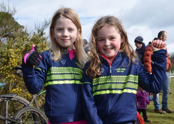 Emmie and Ella were pleased with their efforts in Glasgow
