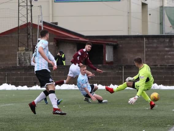 Colin McMenamin's Stenhousemuir drew a blank as they went down to Stranraer