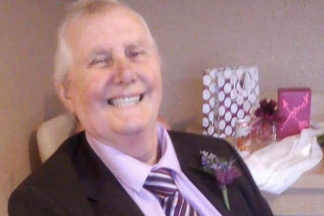 Abbi's late grandad Ian Collier, who passed away last year.