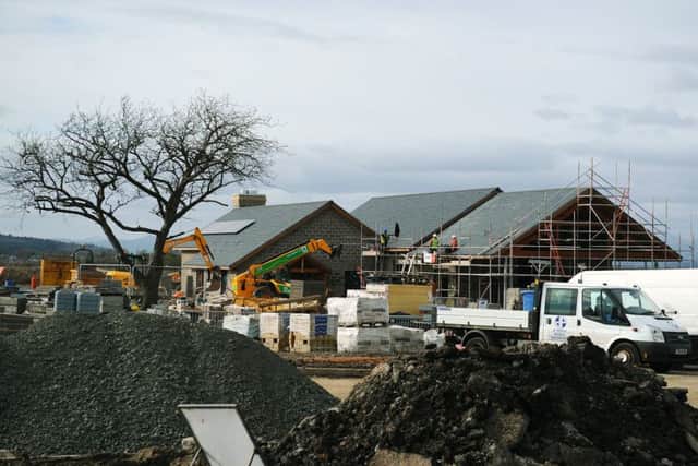 Bannockburn Crematorium, on the site of the old Bannockburn Hospital, is nearing completion. Picture: Michael Gillen