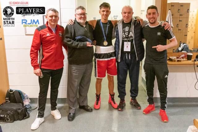 Sparta Boxing Academy at the  Scottish Championships. Pictures: Ruairdh Braes / EINDP