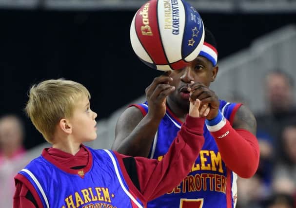 Harlem Globetrotters. (Photo by Ethan Miller/Getty Images)