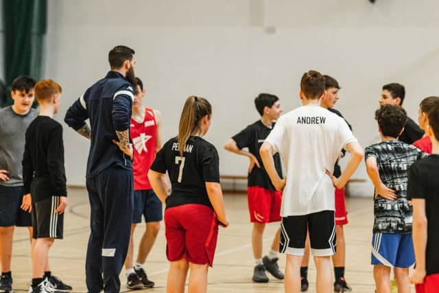 Braes High pupils get coaching from Glasgow Rocks thanks to support from ARD Financial Consultancy
