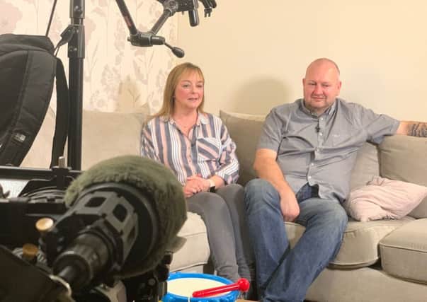 Falkirk Council's new video campaign will feature foster carers such as Anne and Craig Skelton