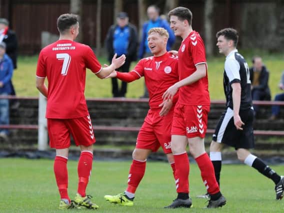 Camelon celebrate during the comfortable win - which was watched by 352