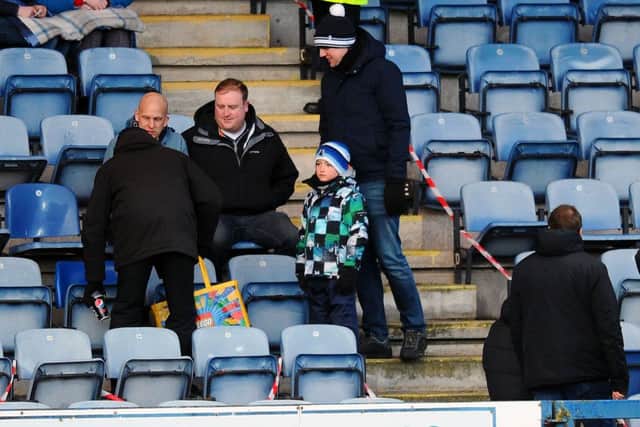 Falkirk FC fans who attended Queen of the South v Falkirk at Palmerston Park, Dumfries on Tuesday, April 2.