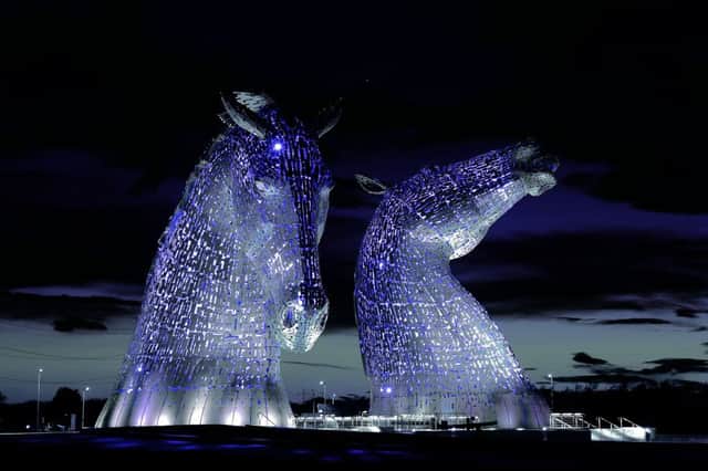 The Kelpies will turn blue to raise awareness of Parkinson's