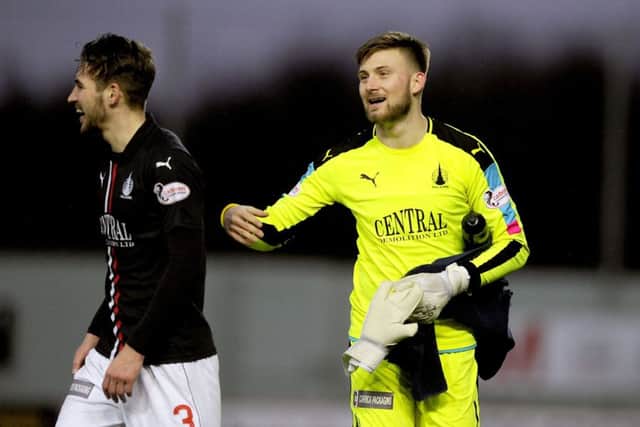 The on-loan Aberdeen keeper returned to Falkirk the following season for a second spell and is now on loan to St Mirren from the Dons