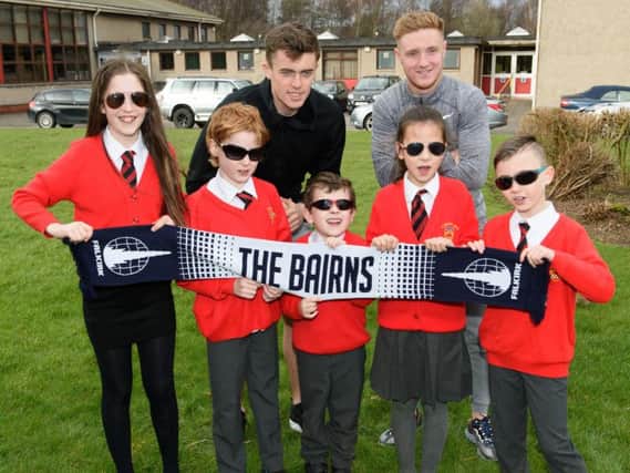 Specsavers have previously run competitions with Falkirk FC, including this one to design sunglasses.
