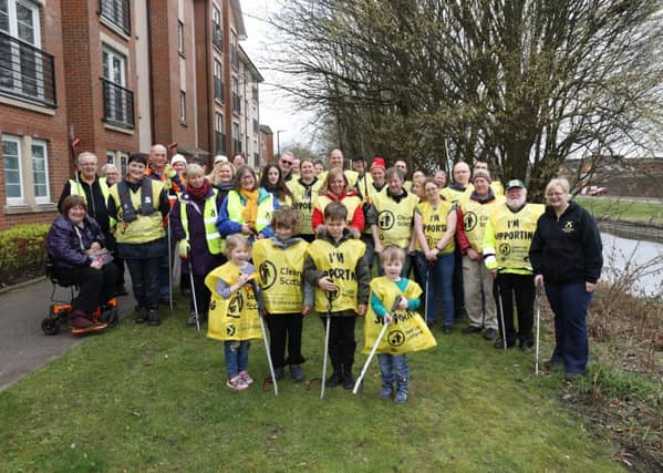 The Keep Bankside Beautiful litter pickers