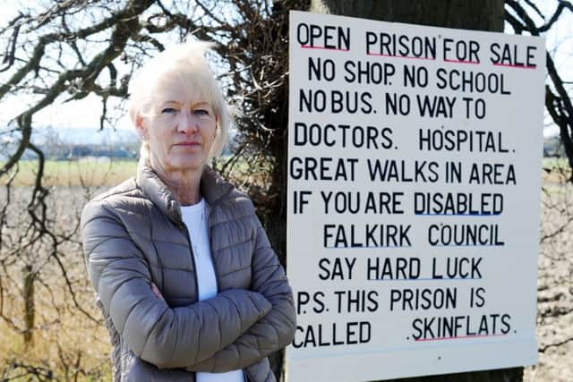 Disabled Skinflats resident Annette Aitchison has come to rely on the F23 service