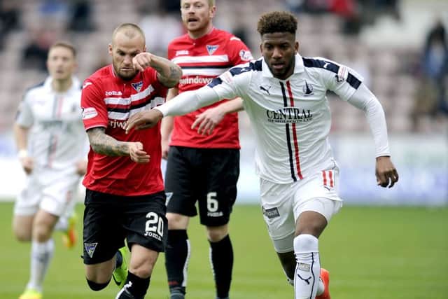 Game will be remembered for Myles Hippolyte's "dive" which earned the Bairns a penalty. Aaron Muirhead converted the spotkick and a late Nathan Austin header sealed victory at EEP and kept the Bairns in second.