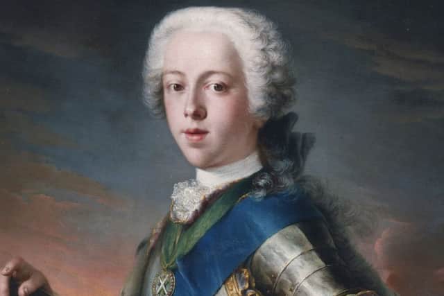 Portrait of Prince Charles Edward Stuart.