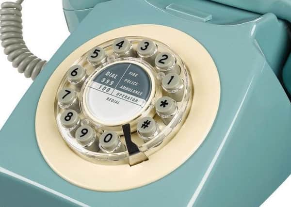 Wild & Wolf 746 1960s Corded Telephone, French Blue, www.johnlewis.com, 39.99