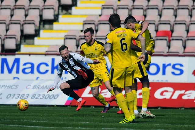 Falkirk won for the second time this season at East End Park. Picture - Michael Gillen