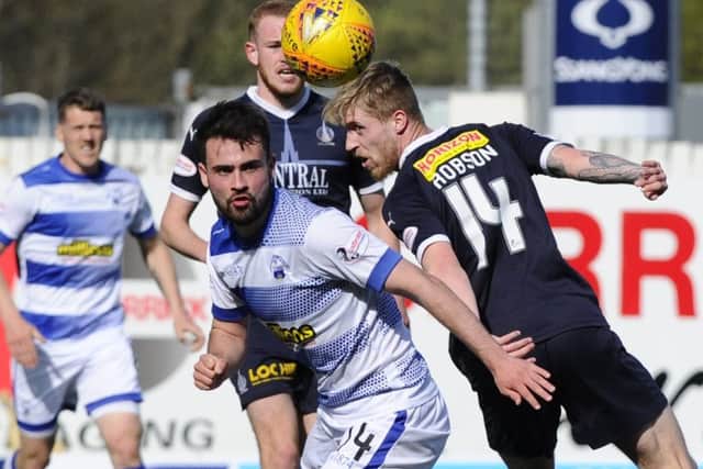 Pic by Alan Murray; 20/04/2019; Falkirk FC v Greenock Morton FC; Falkirk; Falkirk Stadium, Stadium Way, FK2 9EE; Falkirk District; Scotland; SPFL Ladbrokes Championship League