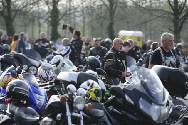 Carron Valley Motorcycle Club Easter egg run to Rachel House on Sunday, April 21, 2019. Pictures by Alan Murray.