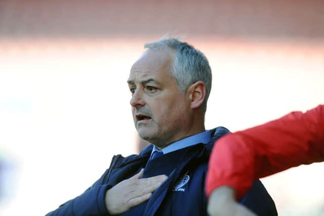 Ray McKinnon wants Falkirk altogether now. Picture: Michael Gillen.