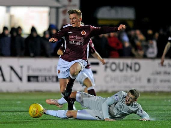 Thomas Halleran has signed a new deal with Stenhousemuir until next summer
