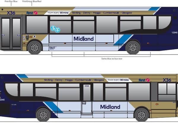The new look First Midland bus livery