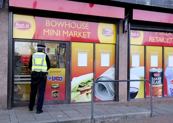 David Gracie robbed the Bowhouse Mini Market while armed with an axe. Picture: Michael Gillen