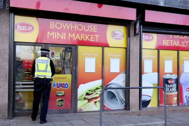 David Gracie robbed the Bowhouse Mini Market while armed with an axe. Picture: Michael Gillen