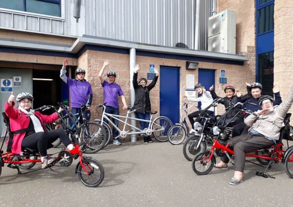 Fun and friendly cycles...resumed at Falkirk Stadium last week and already the six-week blocks of classes run by GOGA are booked out until September!