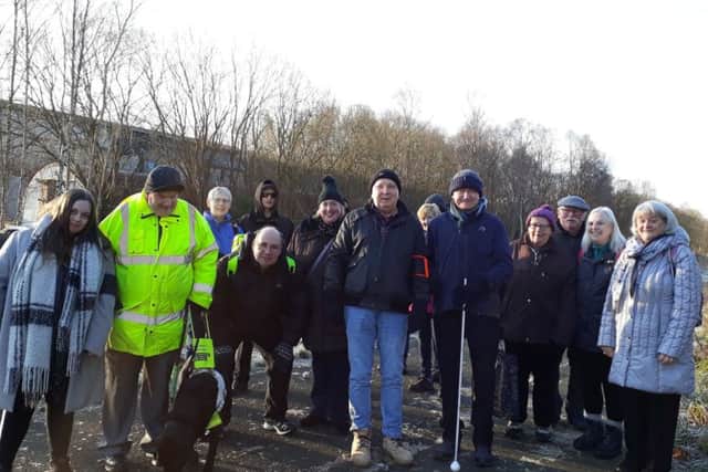 In all weathers...the GOGA weekly walk, which leaves from Forth Valley Sensory Centre in Camelon, is hugely popular with all ages and abilities.
