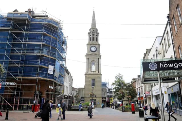 The High Street now. Let's merge the two pics.