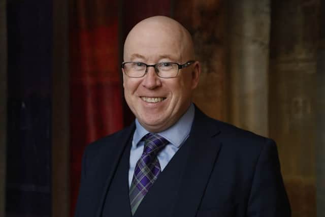 Many memorable moments...in the last 20 years have been recounted by chief executive of the Scottish Parliament Sir Paul Grice KBE. (Pic: Andrew Cowan)
