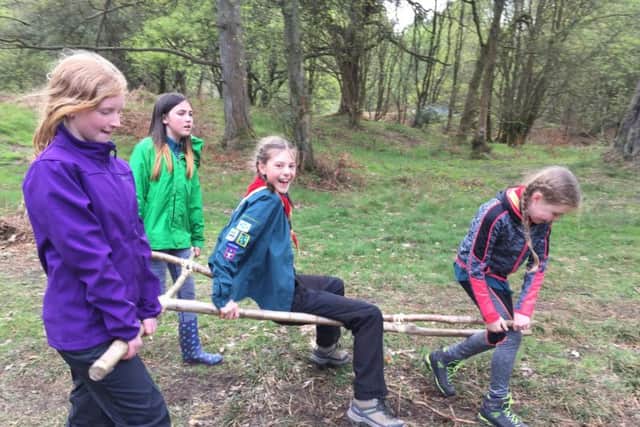 SCOUTS from the 51st Dennyloanhead group learned many skills at camp including tent pitching, cooking, knots and lashings.