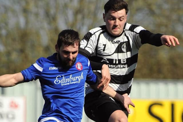 Steven Brisbane in action against Spartans earlier this season. Pic by Alan Murray.