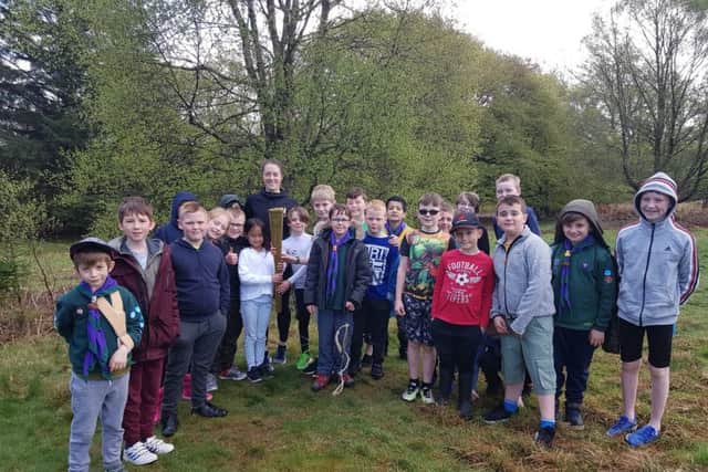 CUBS from the 93rd Braes pack spent two nights under canvas at a weekend camp made extra-special when Commonwealth Games long jumper Jade Kane  joined them for an athletic workout.