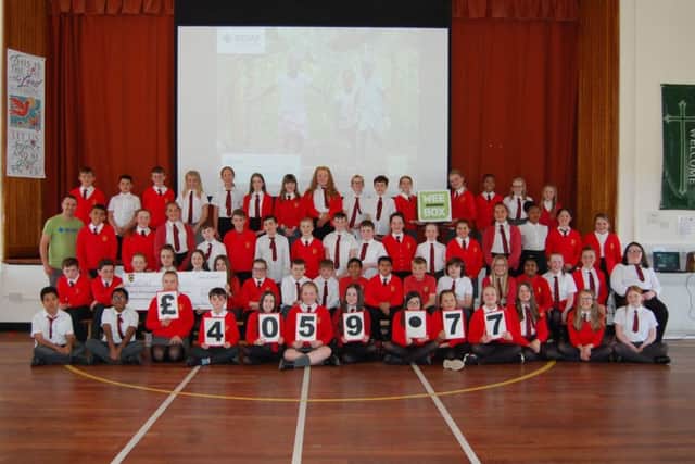 St Francis Xavier's Primary School in Falkirk has raised more than £4000 to support the work of SCIAF