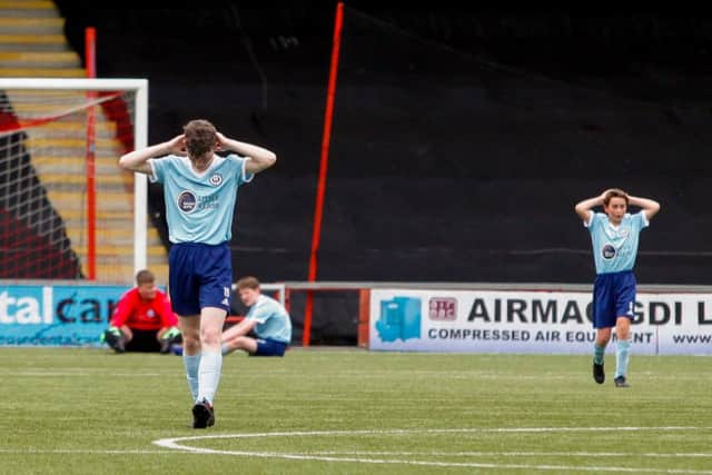 Kerse United landed the trophy, on penalties.   Pic by Scott Louden