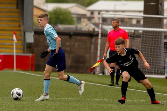 Kerse United landed the trophy, on penalties.   Pic by Scott Louden