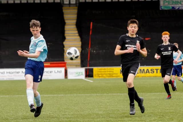 Kerse United landed the trophy, on penalties.   Pic by Scott Louden