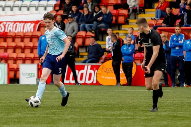 Kerse United landed the trophy, on penalties.   Pic by Scott Louden