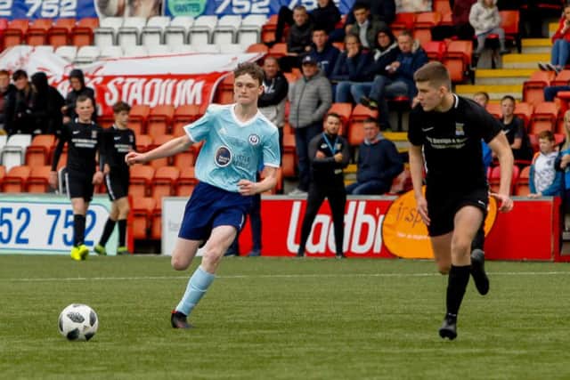 Kerse United landed the trophy, on penalties.   Pic by Scott Louden
